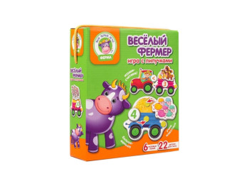 Гра з липучками Веселий фермер, Vladi Toys
