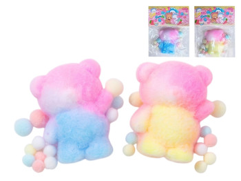 Іграшка антистрес Squishy ведмедик 10 см, м’який з пухом та кульками, мікс видів (ціна за 1шт)