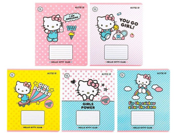 Тетрадь в линию 12 листов. Hello Kitty. Kite HK22-234