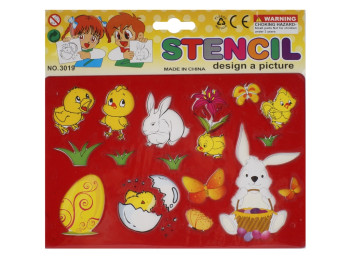 Трафарет для творчества STENSIL 19x12 см. AIHAO CS3019