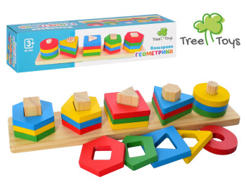 Деревянная игрушка Геометрика. Tree Toys MD 2305