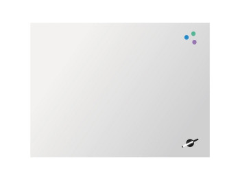 Доска стеклянная магнитно-маркерная Axent 9616-21-A 90×120 см, белая, Axent
