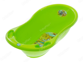 Ванночка с термометром зеленая Сафари 86 см. Tega Baby SF-004-125