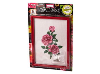 Набор креативного творчества Вышивка крестиком на канве CROSS STITCH, Danko Toys