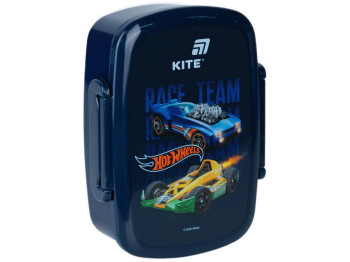 Ланчбокс з мініконтейнером та столовими приладами Kite Hot Wheels HW26-163, 750 мл