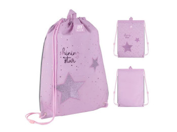 Сумка для обуви со шнурками Shining Star K25-600M-11, 46×33 см, затяжка шнурком, Kite