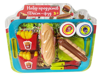 Набор продуктов в блистерной упаковке. Kinderway KW-100-543