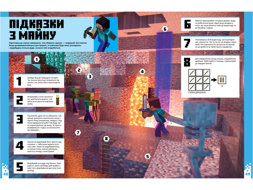 Подарочная детская книга MINECRAFT для начинающих. ArtBooks 9786177688463