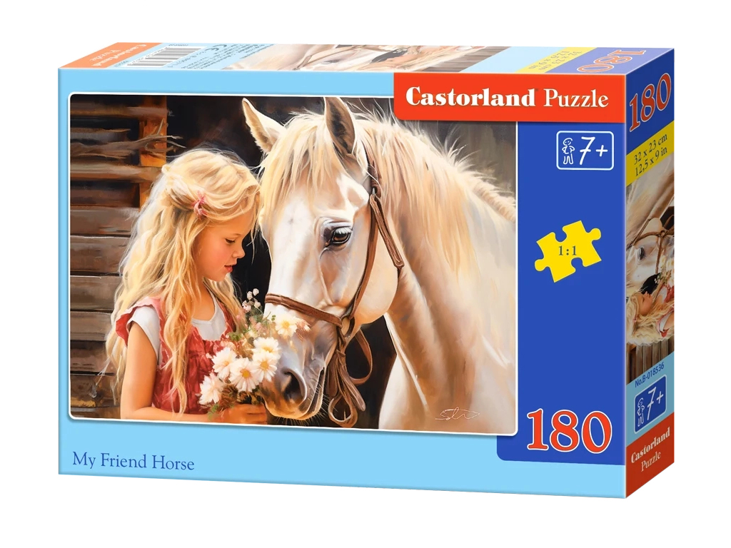 Пазли Мій друг Кінь, 180 елементів, Castorland B-018536
