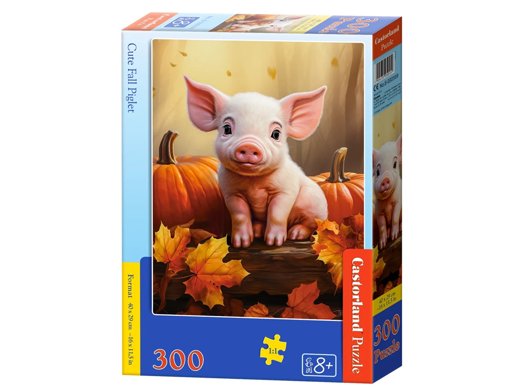 Пазли Милий осінній порося, 300 елементів, Castorland B-030569