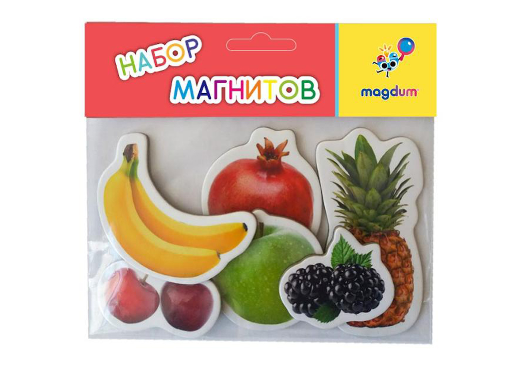 Набор магнитов Фрукты и ягоды 6шт. Magdum ML4032-20