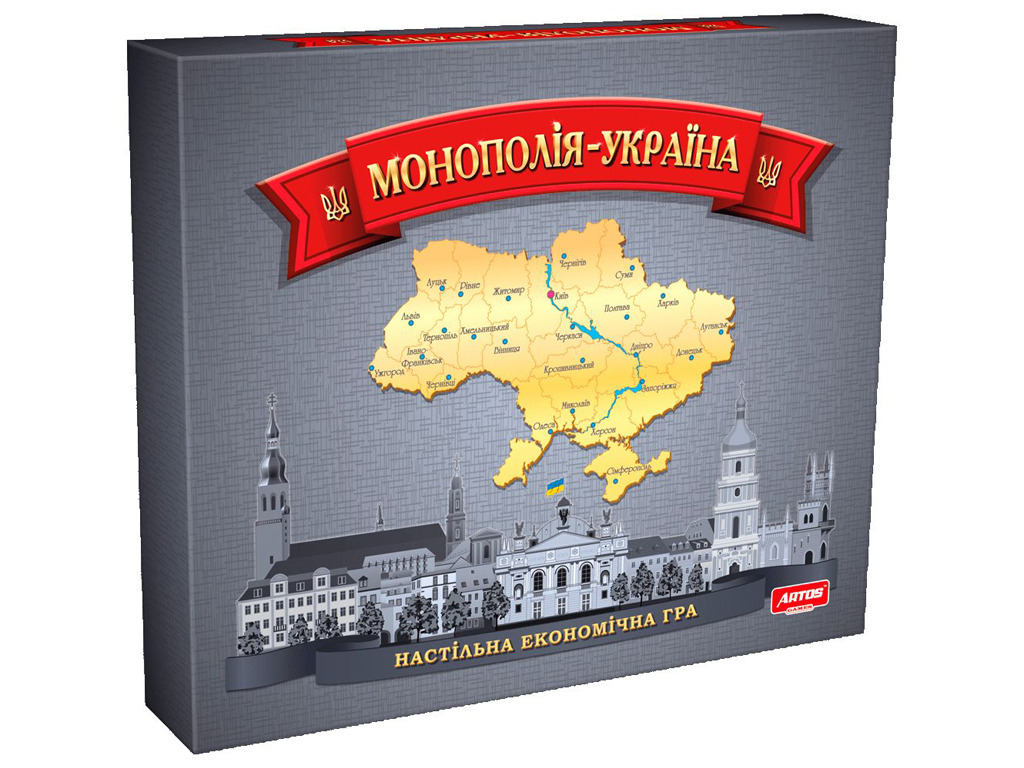 Настольная игра Монополия Украина. Artos Games 4820130620734
