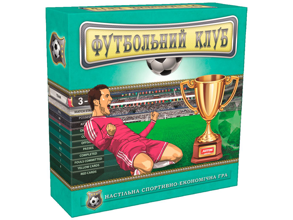 Настільна гра Футбольний клуб. Artos Games 4820130620963