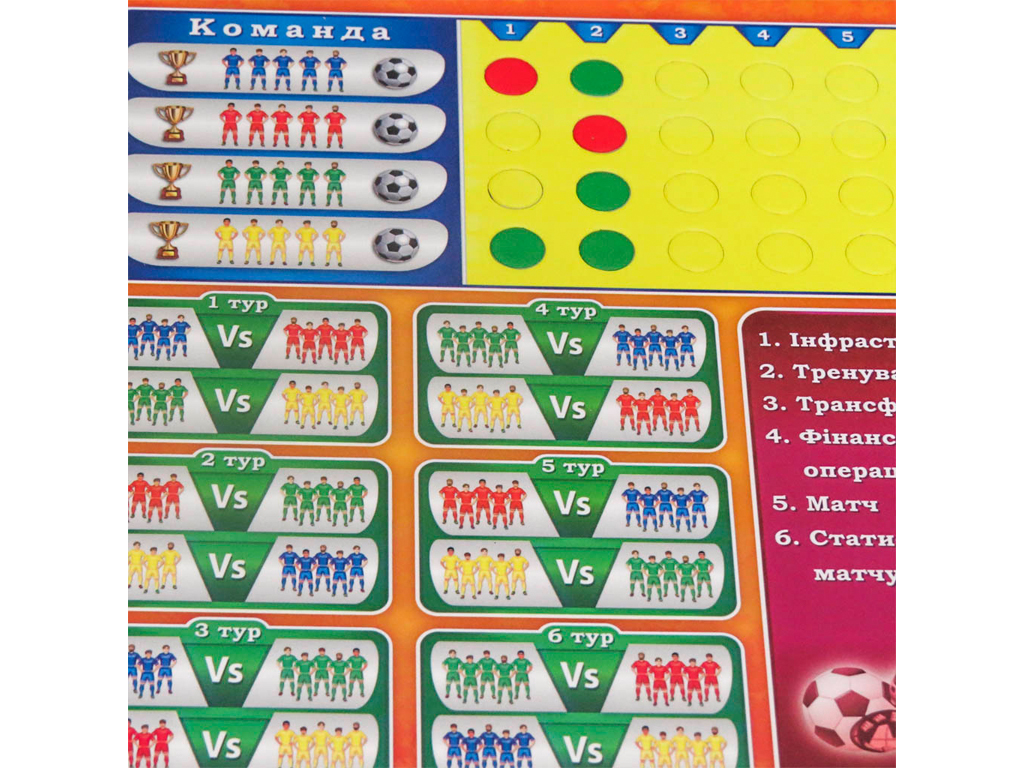Настільна гра Футбольний клуб. Artos Games 4820130620963