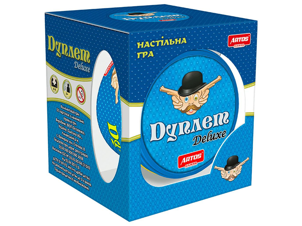 Настольная игра Дуплет Deluxe. Artos Games 4820130621038