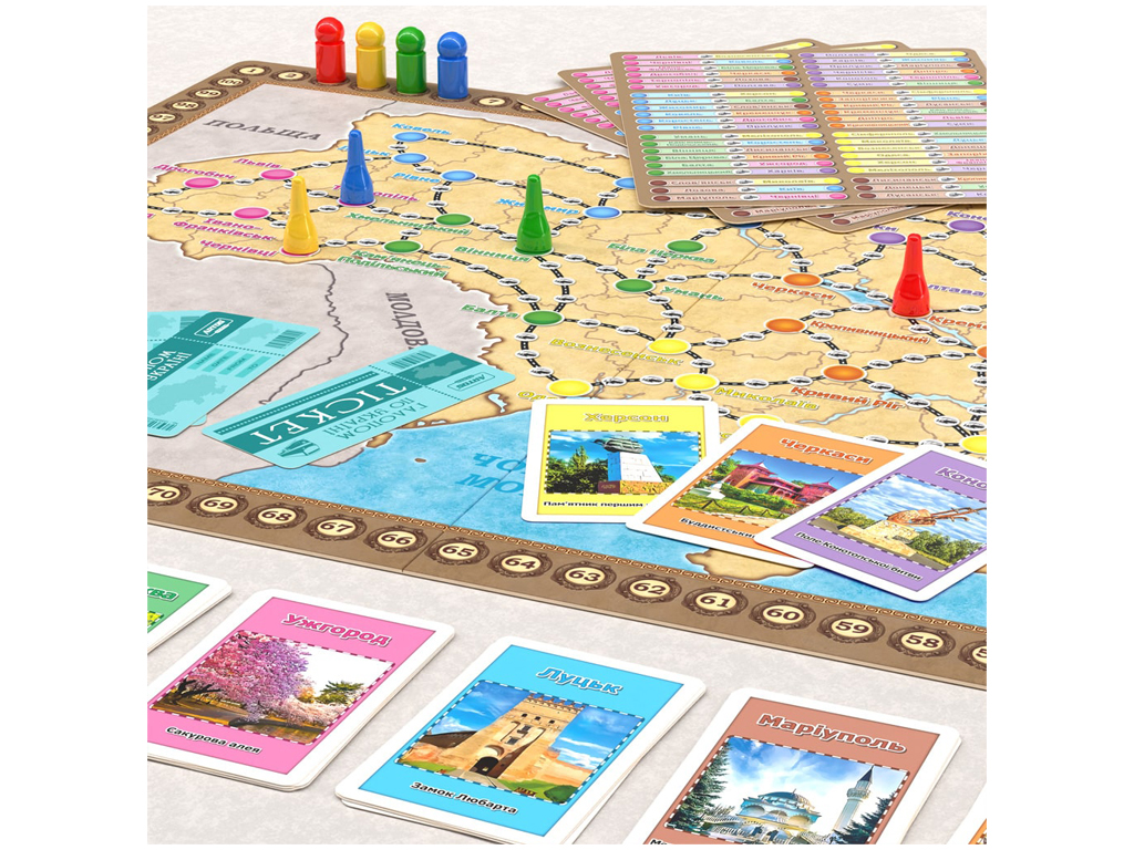 Настільна гра "Галопом по Україні", 8+, Artos Games