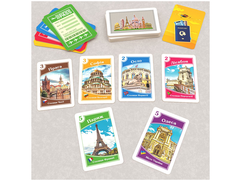 Настольная игра "Галопом по Европе", карточная версия, 10+, Artos Games