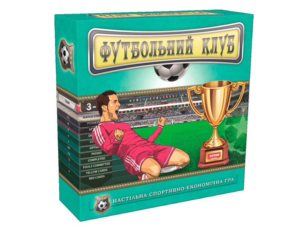 Настільна гра "Футбольні клубиі", 8+, Artos Games