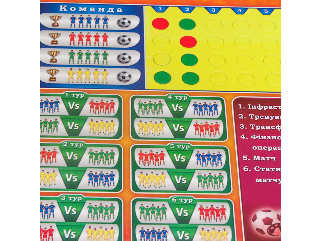 Настільна гра "Футбольні клубиі", 8+, Artos Games