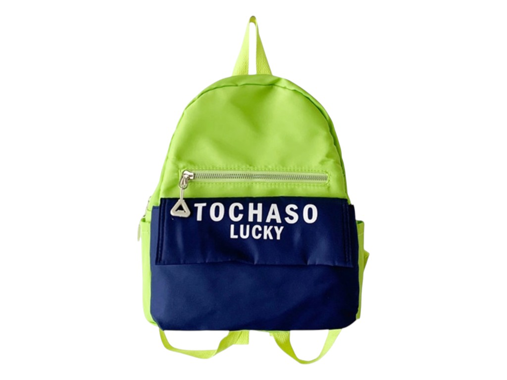 Рюкзак Tochaso Lucky, с внешним карманом на молнии, микс цветов