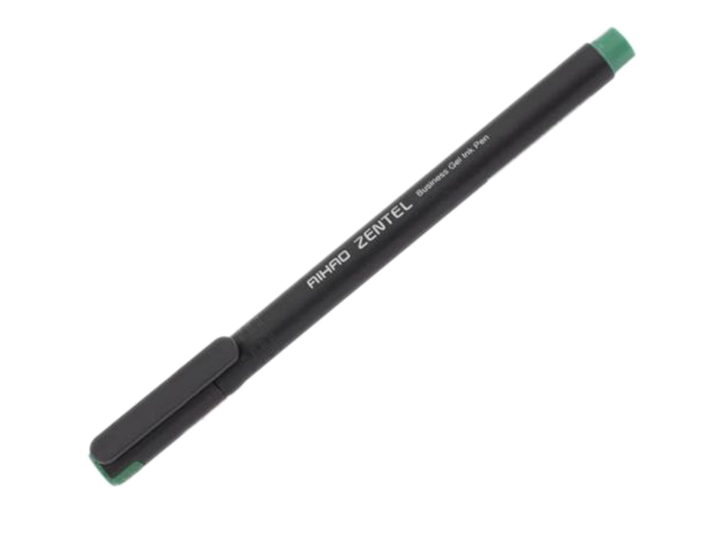 Ручка гелевая зеленая Gentel. AIHAO AH8620
