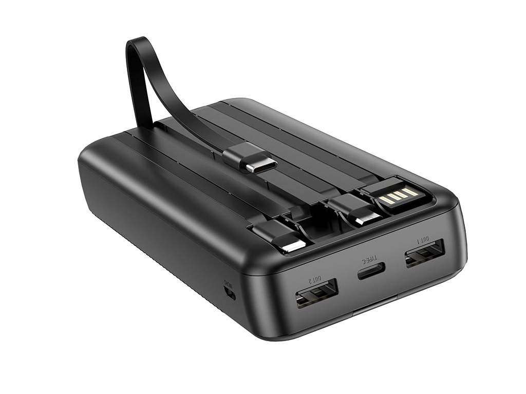 Повербанк с кабель 20-Ah, Borofone 82730 Black