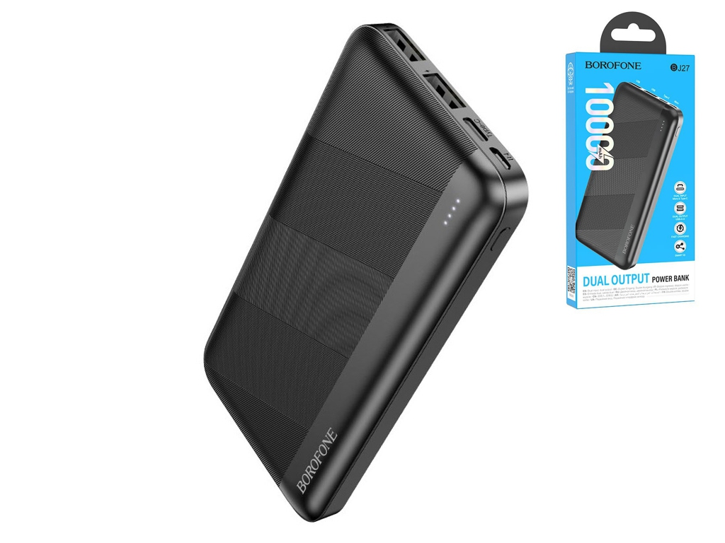 Повербанк 10-Ah, Borofone 87995 Black