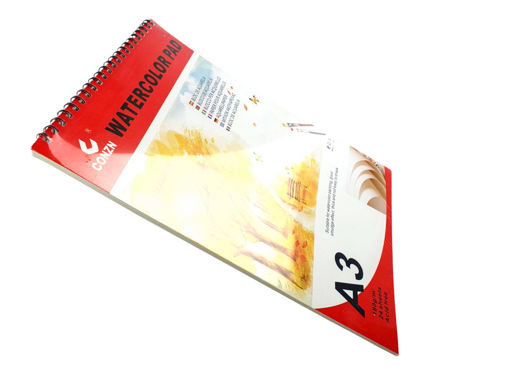 Блокнот для акварели А3 24 листа. CONZN REF-08937