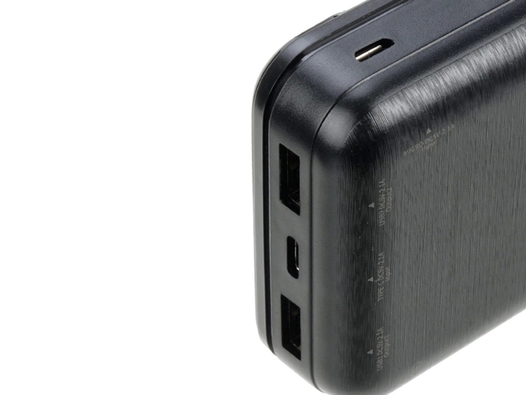 Повербанк WP-163 2.1A 20m-An, WK Design 3535 Black