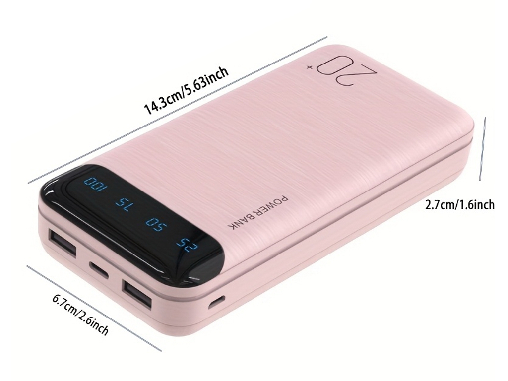 Повербанк 2.1A 20m-An, Wekome Pink