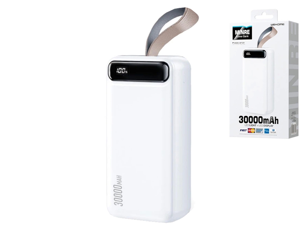 Повербанк WP281 30m-An, WK Design 1034 White