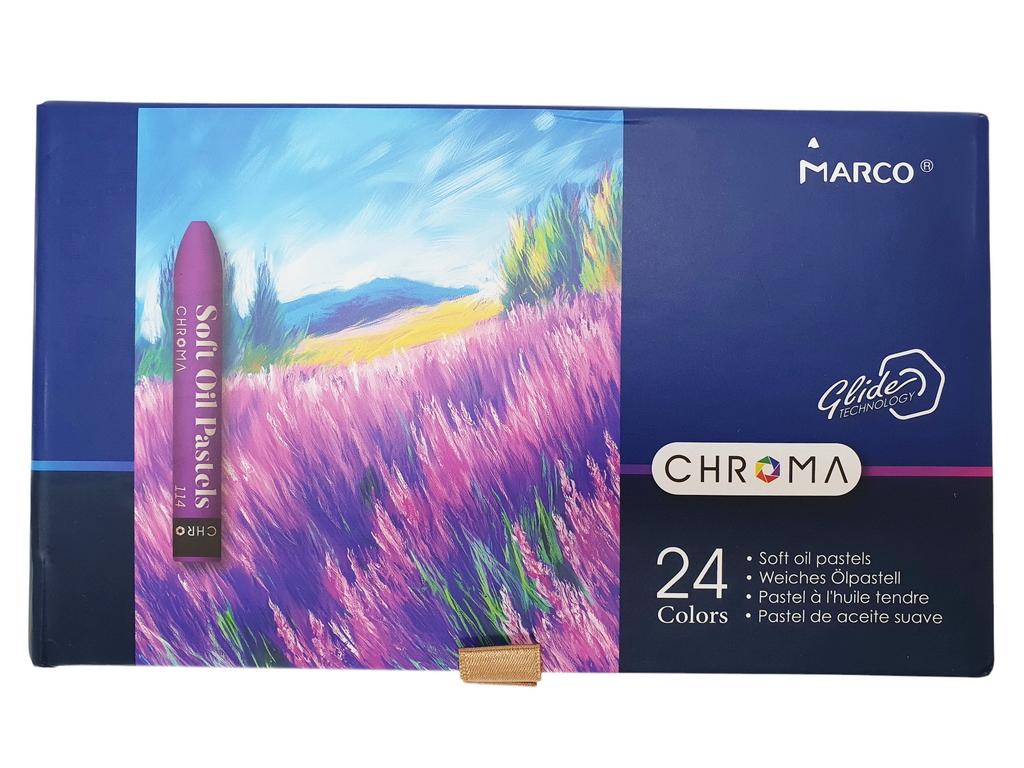 Пастель масляная профессиональная 24 цвета Chroma. Marco 1091-24CB