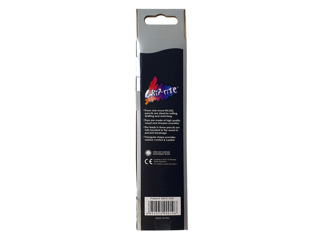 Карандаши графитные НВ треугольные Grip-Rite. Marco 9001-12