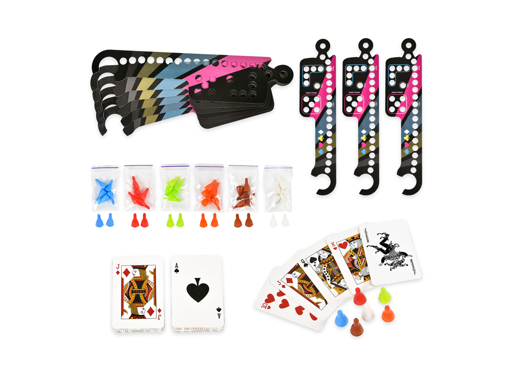 Настільна гра Pegs and Jokers, 42.5 см, картки та фішки, Strateg
