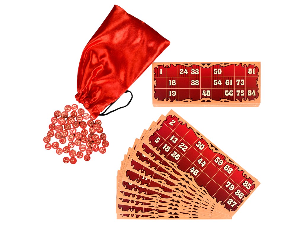Настольная игра лото традиционное 30488, семейная, жетоны и карты, Strateg