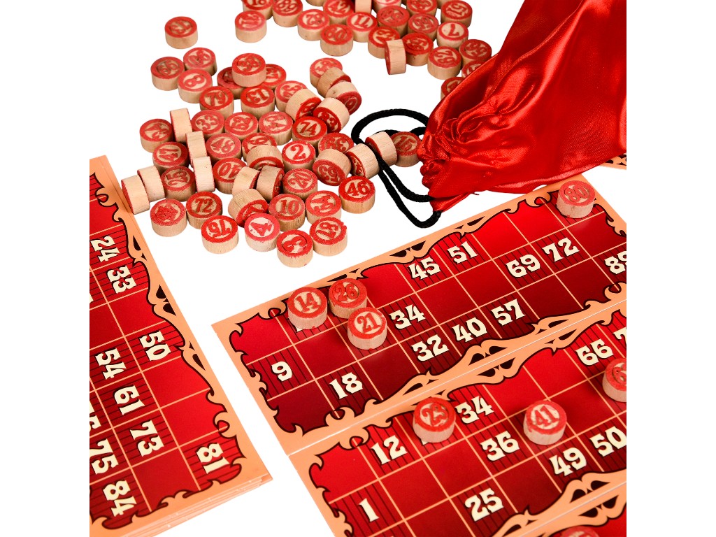 Настольная игра лото традиционное 30488, семейная, жетоны и карты, Strateg