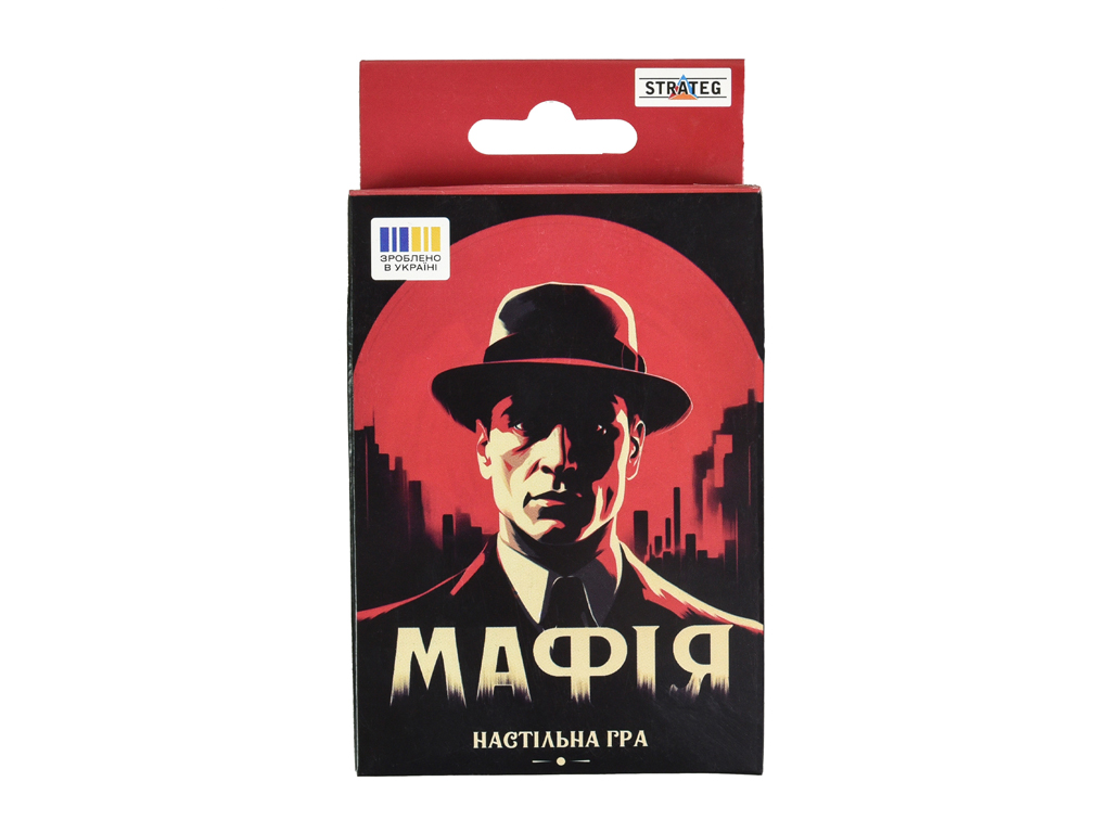 Карточная игра ролевая Мафия, карты 13 см, роли и обсуждение, Strateg