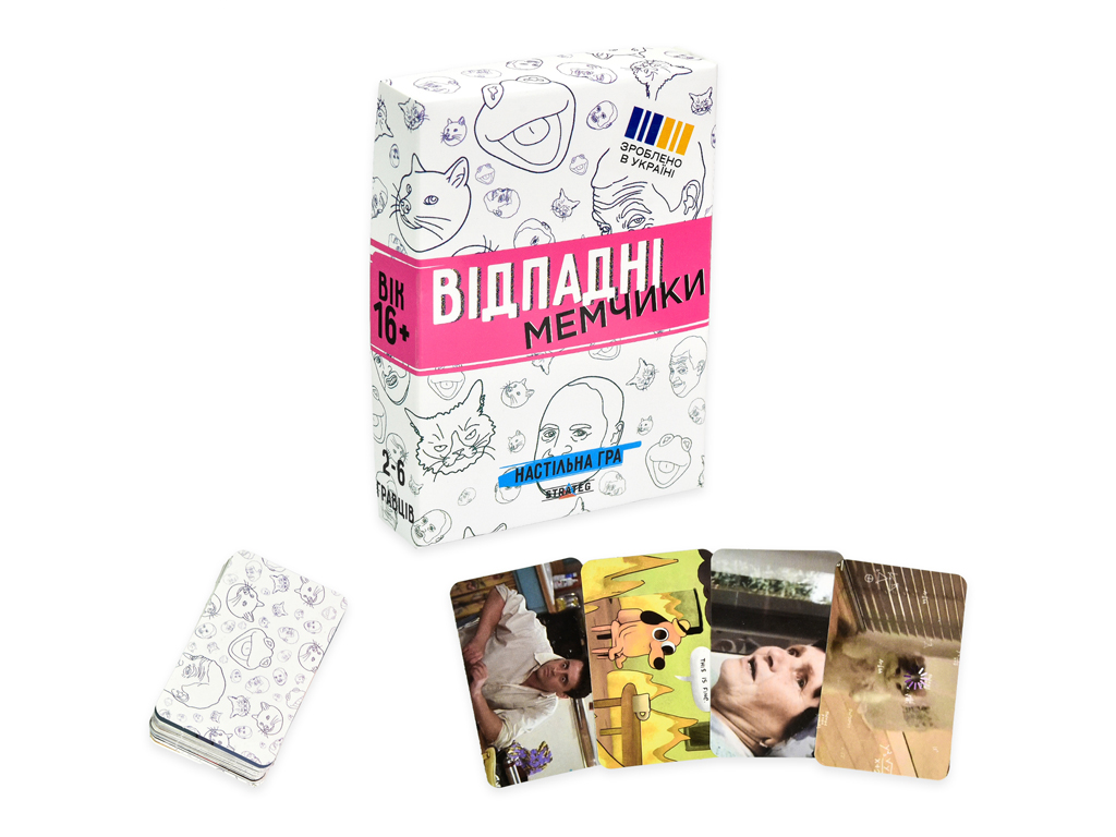 Настольная игра Отпадные мемчики, Strateg