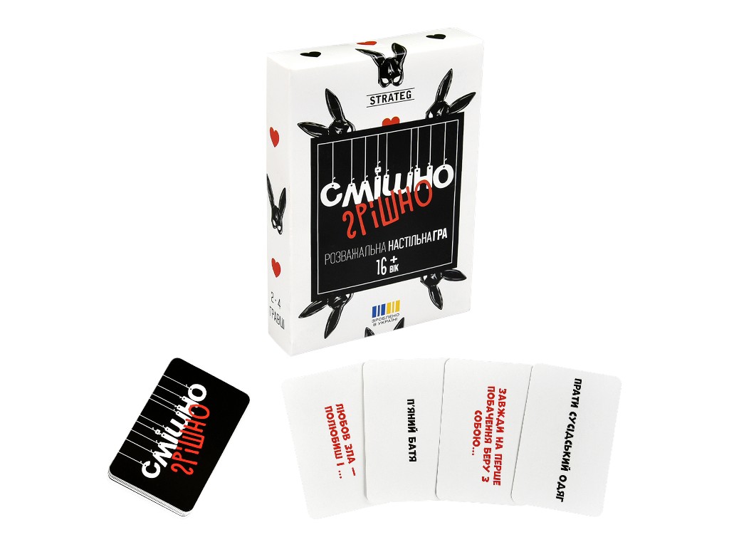 Настольная игра "Смешно-грешно", 16+, Strateg 30671