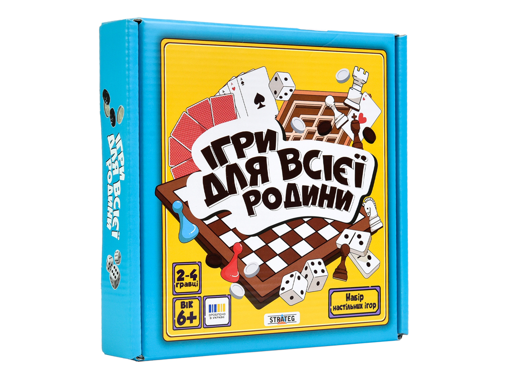 Набор настольных игр Игры для всей семьи, Strateg