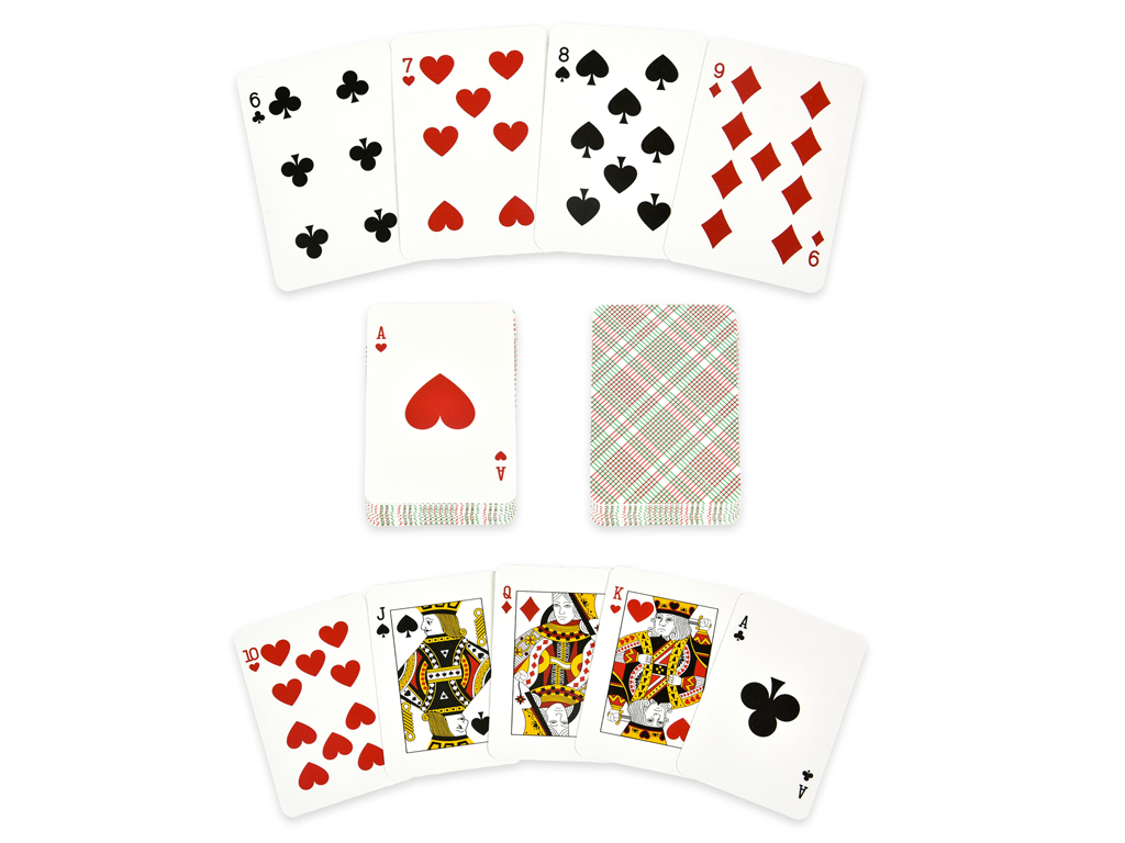 Карты игральные классические 36 карт, 9×6 см, картон, Strateg