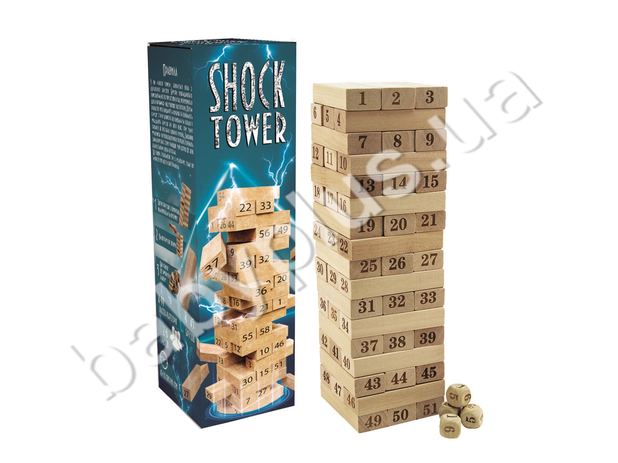 Настольная игра Shock Tower. Strateg 30858