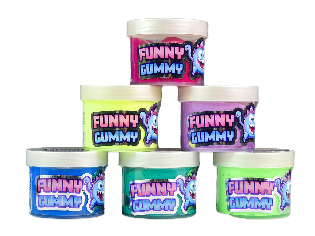 Тягуча маса Funny Gummy Фані гамі, Strateg (ціна за 1шт)