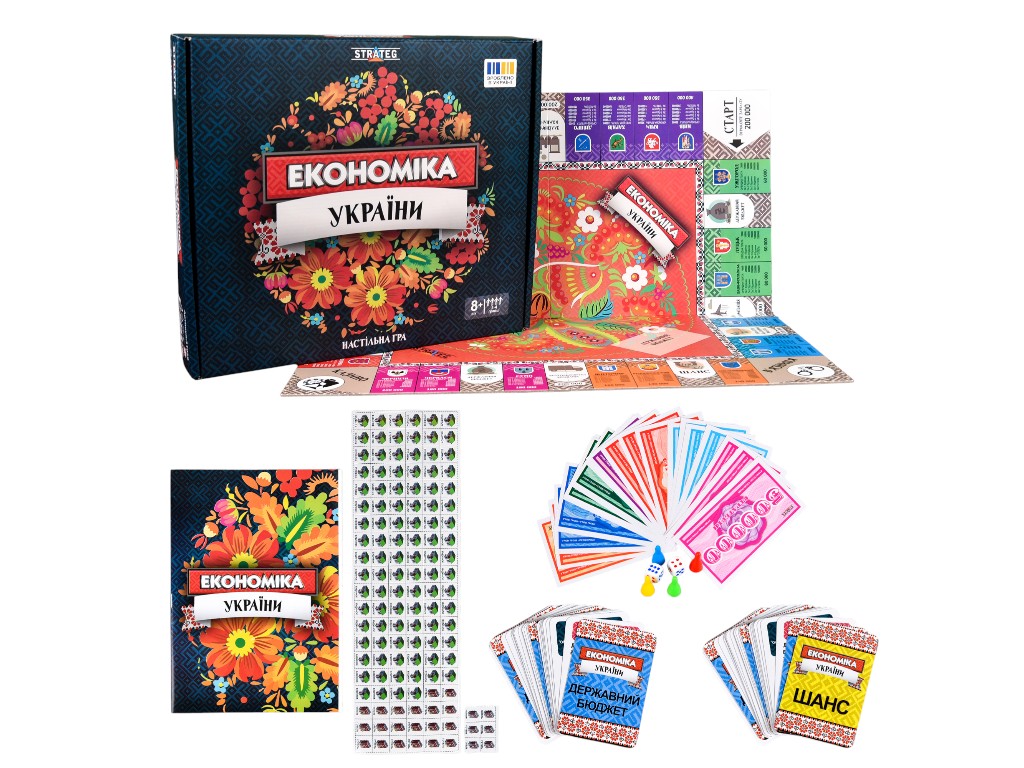 Настольная игра "Экономика Украины" 31029, Strateg