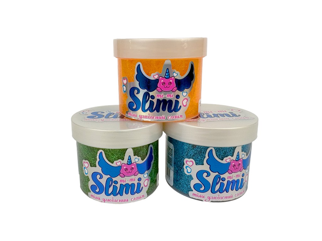 Слайм "Mi-mi Slimi" 31049, 100 г, 3+, 3 цвета (цена за 1шт), Strateg