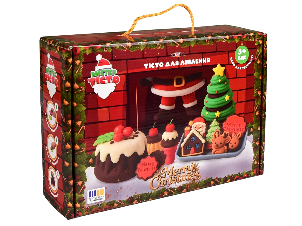 Набор для творчества Мистер Тесто, Merry Christmas, Strateg 31062