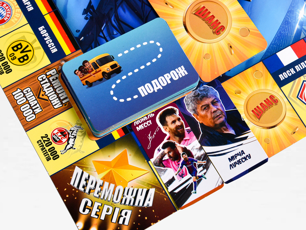 Игра настольная стратегия Футбольная лига, с полем и карточками, Strateg