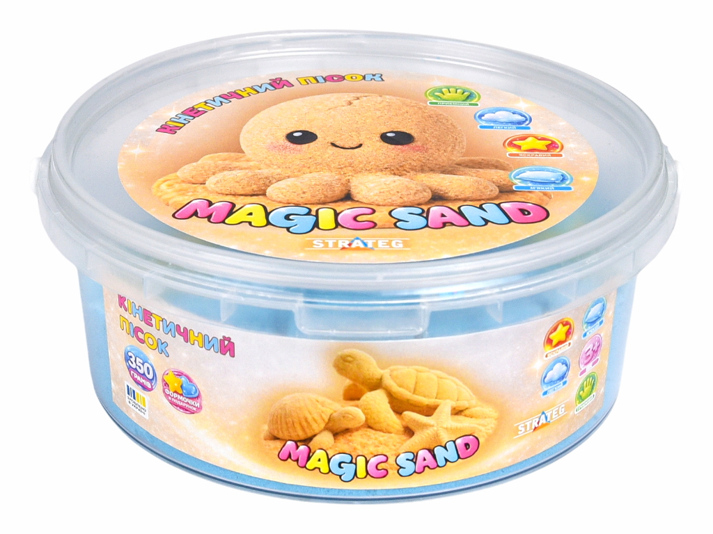 Кинетический песок Magic Sand голубой, Strateg