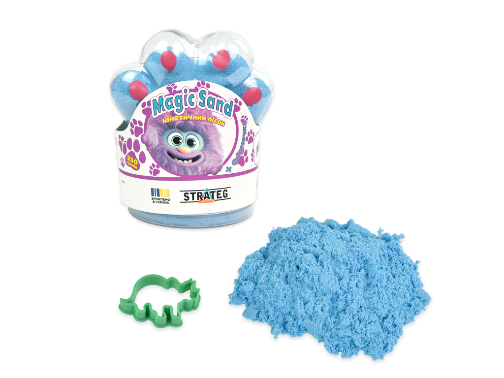 Кинетический песок Magic Sand в пакете, 0,25 кг, для лепки, Strateg