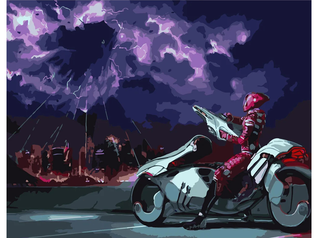 Рисуем мотоцикл - 57 фото
